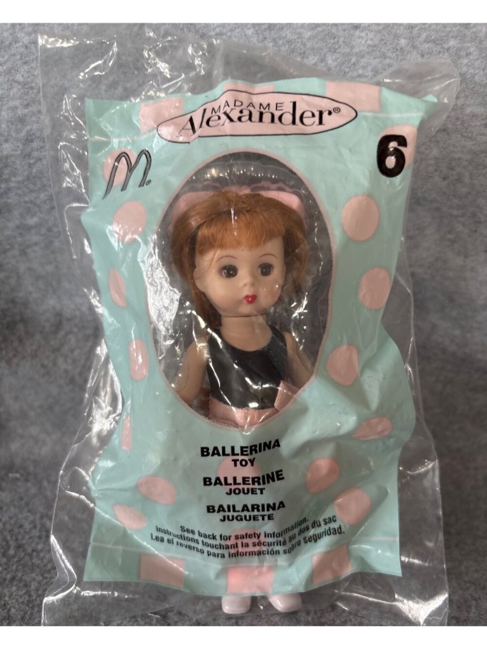 Madame Alexander McDonalds Ballerina Toy Doll 5" Tall New